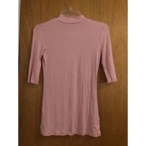 3/4 sleeve high neck thermal
